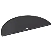 Kamado Devil 24&quot; BBQ Half Moon Cast Iron Plate
