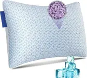 51*76cm Cooling Side Sleeper Pillow Shoulder Pain Shredded Memory Foam Curved Bed Pillows