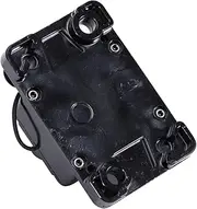 COSMEVIVI 250A Waterproof High Amp Manual Reset Dual Circuit Breaker with Switch Heavy Duty Switchable Circuit Breaker for Automotive and Electrical Black