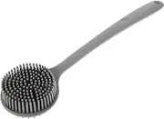 Anneome Bathroom Accessory Silicone Back Brush Women Men Body Scrubber Exfoliator Bathing Brush