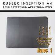 NATURAL INSERTION RUBBER SHEET A4 1.5 mm X 300 mm X 214 mm FREE POST | HYT