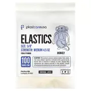 2000 Medium 4.5 Oz 3/8" Monkey Orthodontic Latex Elastic Rubber Bands Braces