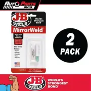 2 Pack JB Weld Mirrorweld Adhesive Bonds Rear View Mirrors To Windscreen | 33701