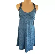 Patagonia NEW SZ M Blue Morning Glory Dress Athleisure Activewear Built In Bra