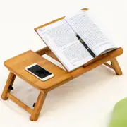 Adjustable Folding Laptop Desk for Dorm or Study - Height and Space Saver