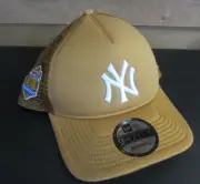 NEW ERA NEW YORK YANKESS ADJUSTABLE HAT - GOLD/WHITE - OSFM