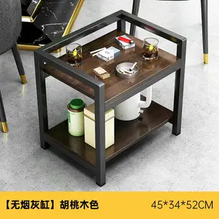 【破損包賠】茶櫃 茶盤 茶具 櫃子 茶水櫃 儲物櫃 邊櫃 茶几櫃沙發邊幾茶水架現代簡約雙層可移動邊柜麻將桌小茶幾簡易家用桌子