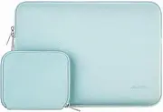 [MOSISO] Laptop Case 13.3 inch, 13-13.3 inch Laptop Sleeve Bag Compatible with MacBook Air/Pro 13 / Pro 14, HP Dell ASUS Lenovo Notebook, Neoprene Computer Sleeve Bag with Small Case, Mint Green