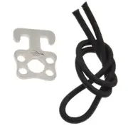 Convenient Stainless Steel Scuba Diving Bungee Loops for Dive Enthusiasts