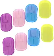 Pack Portable Hand Washing Tablets Soap Sheets for Travel Camping BBQ Office Home Compact Safe for Bath Face Hand Wash Random