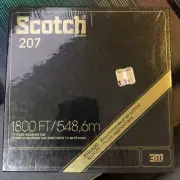 Scotch 207 1800 Ft Premium Reel To Reel Recording Tape SEALED NOS Untouched
