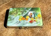 Limited Edition Limoges Peint Main Hinged Trinket Box