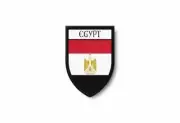 PATCH PATCHES EMBLEM IRON ON GLUE PRINT FLAG world crest egypt