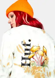 [HUF] Tie Dye Shroom Long Sleeve Tee