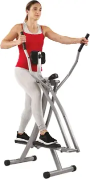 Unisex Air Walk Trainer SF-E902 Elliptical Machine with LCD Monitor Grey 38Lx48W