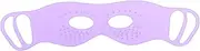 Healvian Double-sided Silicone Sleep Mask Eye Patch Fixing Hanging Eye Mask Luxury Violet Portable for Eye Care