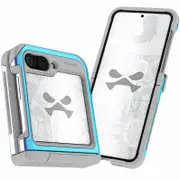 Ghostek Samsung Galaxy Z Flip 6 Case Atomic Slim Aluminum Bumper Cover with Kickstand Prismatic
