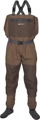 Fly Fishing Waterproof Deadfall Stocking Foot Breathable Chest Wader for Adults