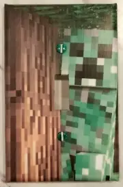 'New!' - Peeker - Handmade Light Switch Cover - Single Toggle