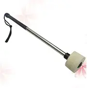 HONITANO Snare Drum Mallet with Wool Felt Head and Stainless Steel Handle Durable Drumstick for Percussion Instruments for Musicians and Enthusiasts Comfortable and Use