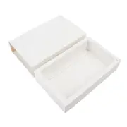 100PCS DIY Paper Box Drawer Type Jewelry Packing Box Tea Gift Cosmetics White