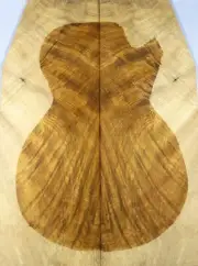 Flame Golden phoebe Wood Guitar Top Bookmatch Set Luthier Supply