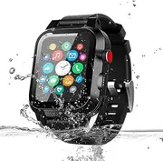 Apple Watch Waterproof Case 42mm, IP68 Shockproof Impact Resistant Protective Case With Strap Bands for iWatch Series 3&2