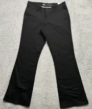 NWT Dickies Women's Flex Twill Slim Fit Bootcut Pant 12R Blk