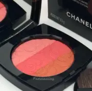 Chanel CAMELIA FUTURA Powder Blush Trio Ltd Edition NIB 100% Authentic 8.5g.