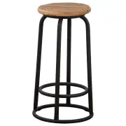 Cagney Recycled Elm Natural Counter Stool