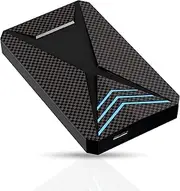 500GB External Hard Drive Portable USB 3.0 External HDD with RGB Light – High-Speed Data Transfer Data Storage Drive Compatible with PS3, PS4, PS5, Desktop, Laptop, Gaming Consoles, and More
