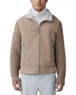Mackage Mixed Media Zip Front Jacket