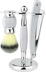 Union Razor SS5W 3 PIECE SHAVING SET WHITE