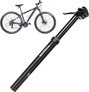 Droppings - Post Adjustable Height, Mountain Bike and Road | Hydraulic Aluminium Post 125 mm, Easy Installation, Greater Comfort and Maximum Stability in All Types of Teas