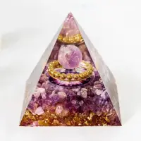 在飛比找momo購物網優惠-【咕咕好運GoodGoodLuck】奧罡能量金字塔-紫水晶《