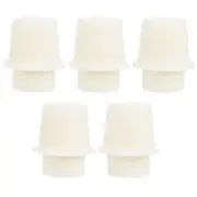 5 Pcs Erlenmeyer Flask Stopper Laboratory Equipment Rubber Stoppers for Vials