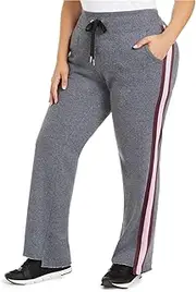 [Calvin Klein] Womens Side Stripe Athletic Track Pants