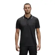 5 x Mens Kinggee Workcool Hyperfreeze Black Short Sleeve Polo Shirt 3Xl
