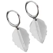 ANYCO Earrings Sterling Silver Bohemian Chic Nature Leaf Stud For Women Girl Teen Perfect Fine Fashion Stylish Accessories Jewelry Gifts