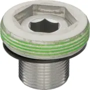 Crank Arm Fixing Bolts - SRAM/Truvativ GXP M15 Crank Bolt and M26 Cap Silver -