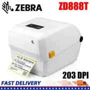 Zebra ZD888T Replace GK888T 203 dpi USB Transfer Thermal Barcode Printer White