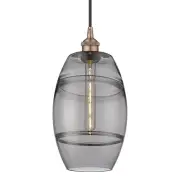 Innovations Lighting 616-1P 10 8 Vaz Pendant Vaz 8"W Cord-Hung - Antique Copper