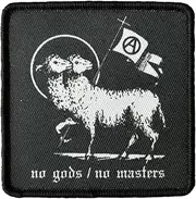 [RAILONCH] Goat Funny Morale Patches Hook and Loop Badge Decorative Patches Sew On Backpacks, Vests, Jackets, Jeans, Hats