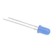 10 x Blue Flashing 5mm Diffused LED 1.8Hz 500mcd