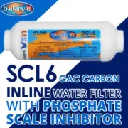 Omnipure SCL6 InLine Water Filter with Scale Inhibitor Female 1/4" + fitting
