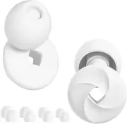 Premium Noise Reduction Earplugs – Reusable Soft Silicone for Sleep & Travel