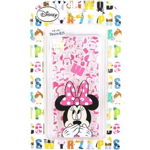 【Disney】HTC Desire 825 / D825u 摀嘴系列 彩繪透明保護軟套