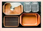 Copper Chef Wonder Cooker XL 14-in-1 Pan Set with Baskets and Glass Lid
