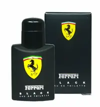 在飛比找樂天市場購物網優惠-Ferrari Black 黑色法拉利男性淡香水 4ml【特