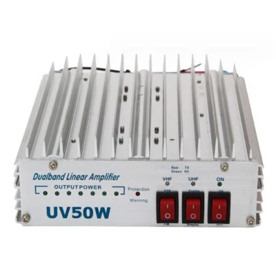 New 50W Dual Band VHF&UHF Power RF Amplifier Linear only use FM